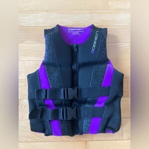 Women's Obrien Purple Floral Life Jacket Vest